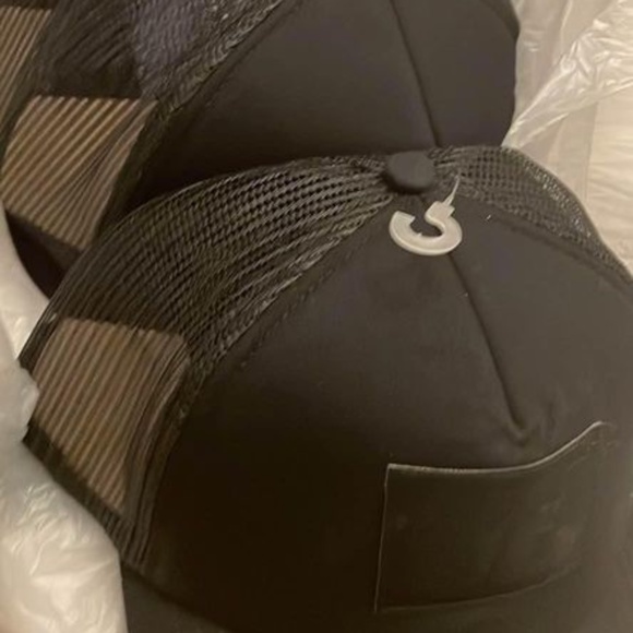 BRAND NEW men helly hansen hh black trucker cap / hat (adjustable) - Picture 3 of 4